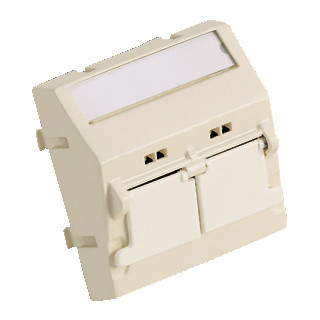 Panduit Onderdeel/centraalplaat modular-jack centraalplaat kunststof wit 07498300937