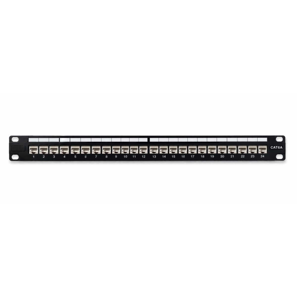 Patchpaneel 19inch, 24 poorten, 1u, cat6a