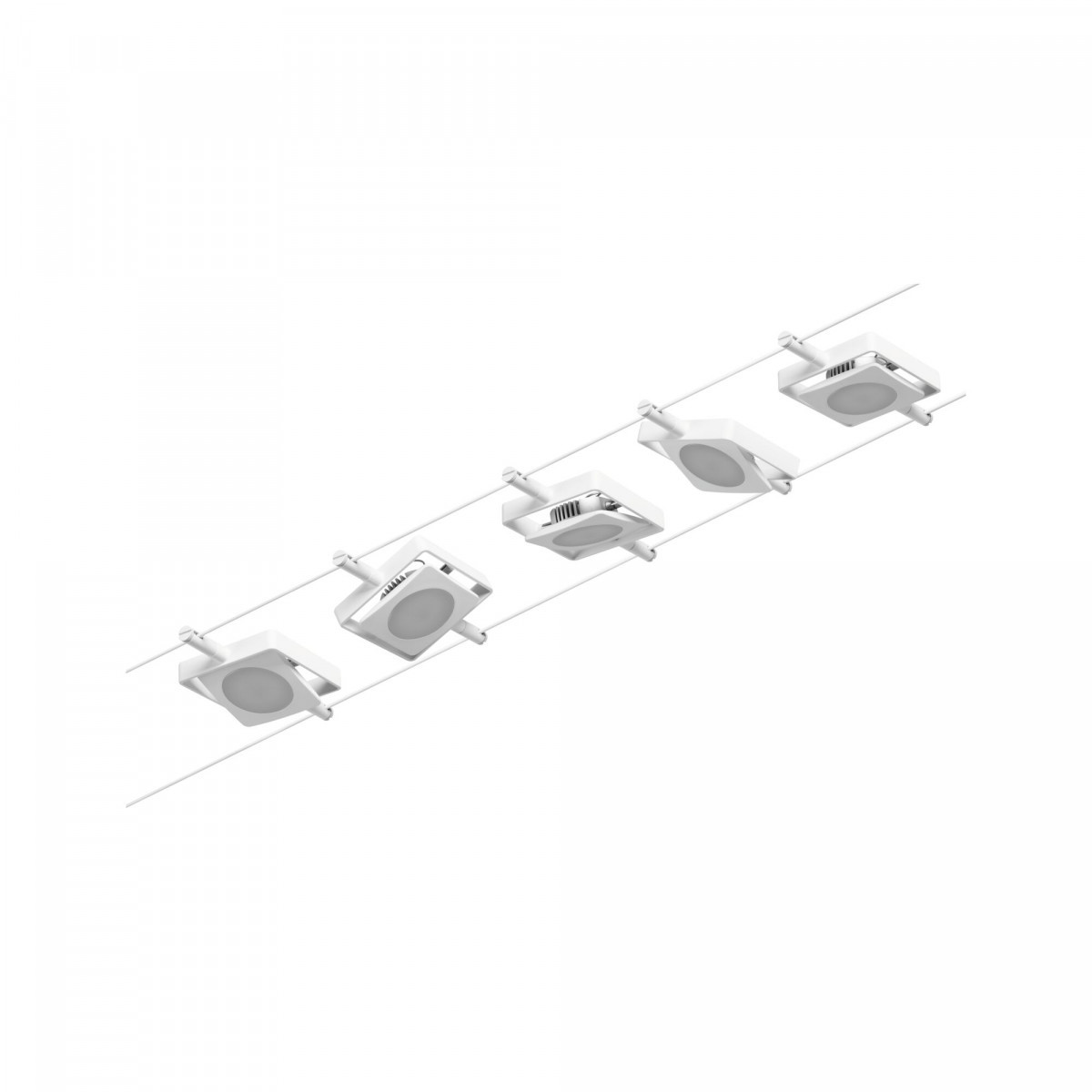 Paulmann Corduo wire system set macled 5x4,5W weiß