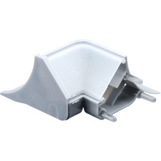 Paulmann LED Strip profiel Corner Verbindingen Outside Edge pak van 2 stuk Grijs