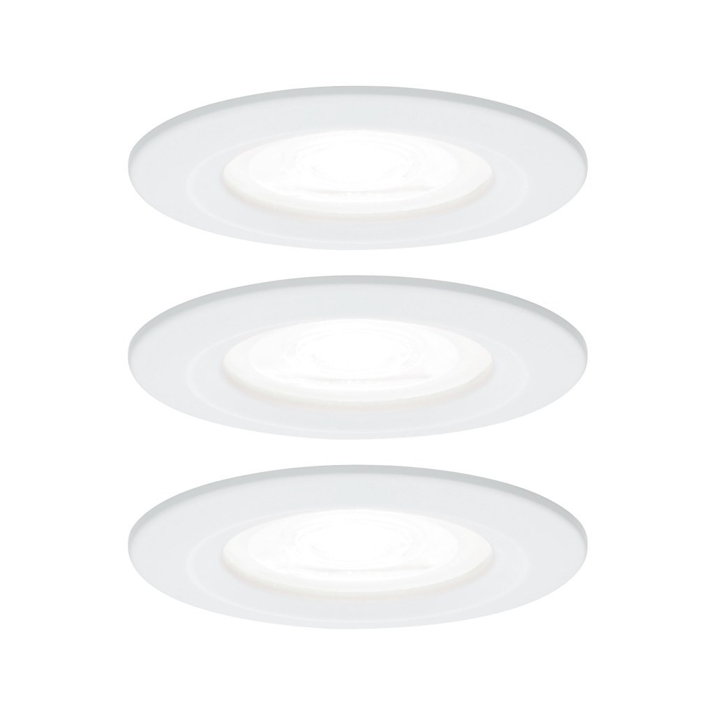 Paulmann Nova Ebl nova rond stijf led wit mat-alu zink