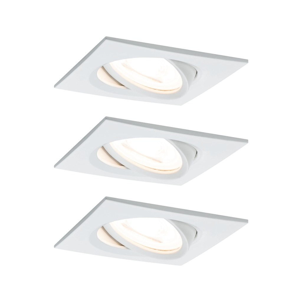 Paulmann Nova Set nova coin 3-stapdim vierk ZWK led 3X