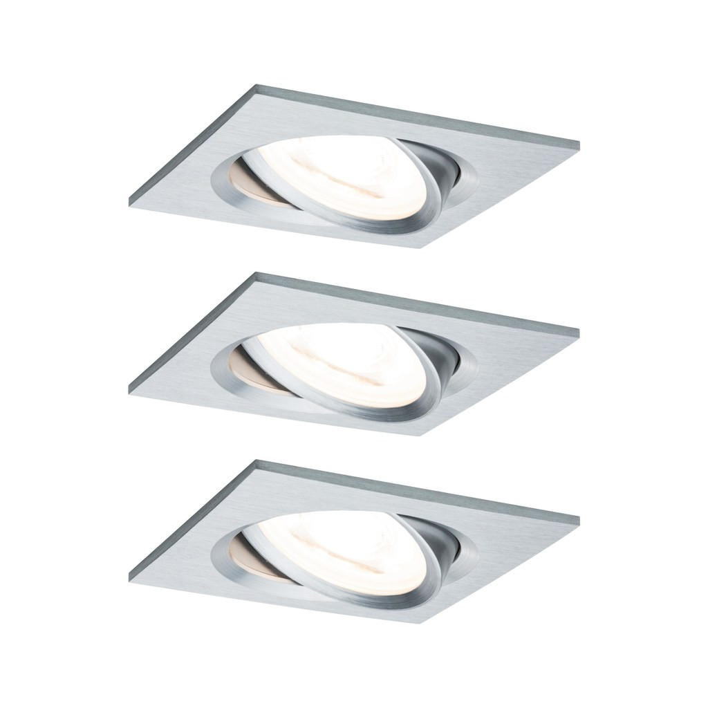 Paulmann Nova Set nova coin 3-stapdim vierk ZWK led 3X