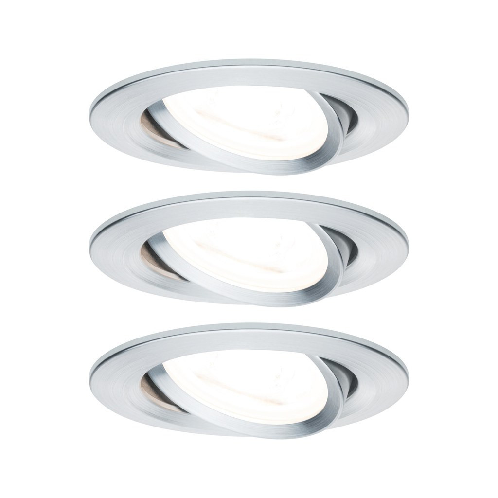 Paulmann Nova Set nova rond zwenk led 3x6,5W gu10 51MM