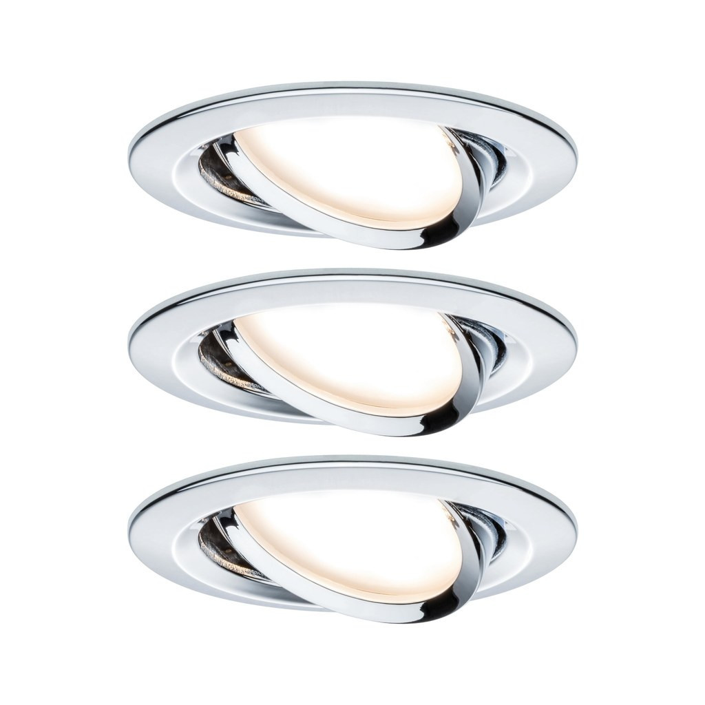Paulmann Nova Set nova rond zwenk led 3x6,5W gu10 51MM