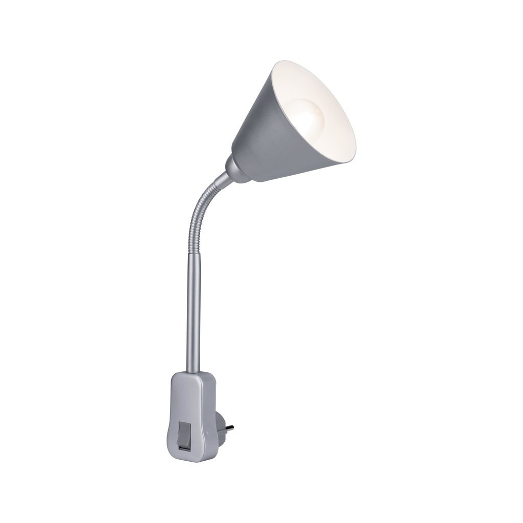 Paulmann Galeria As steckerl junus e14 grau flexarm