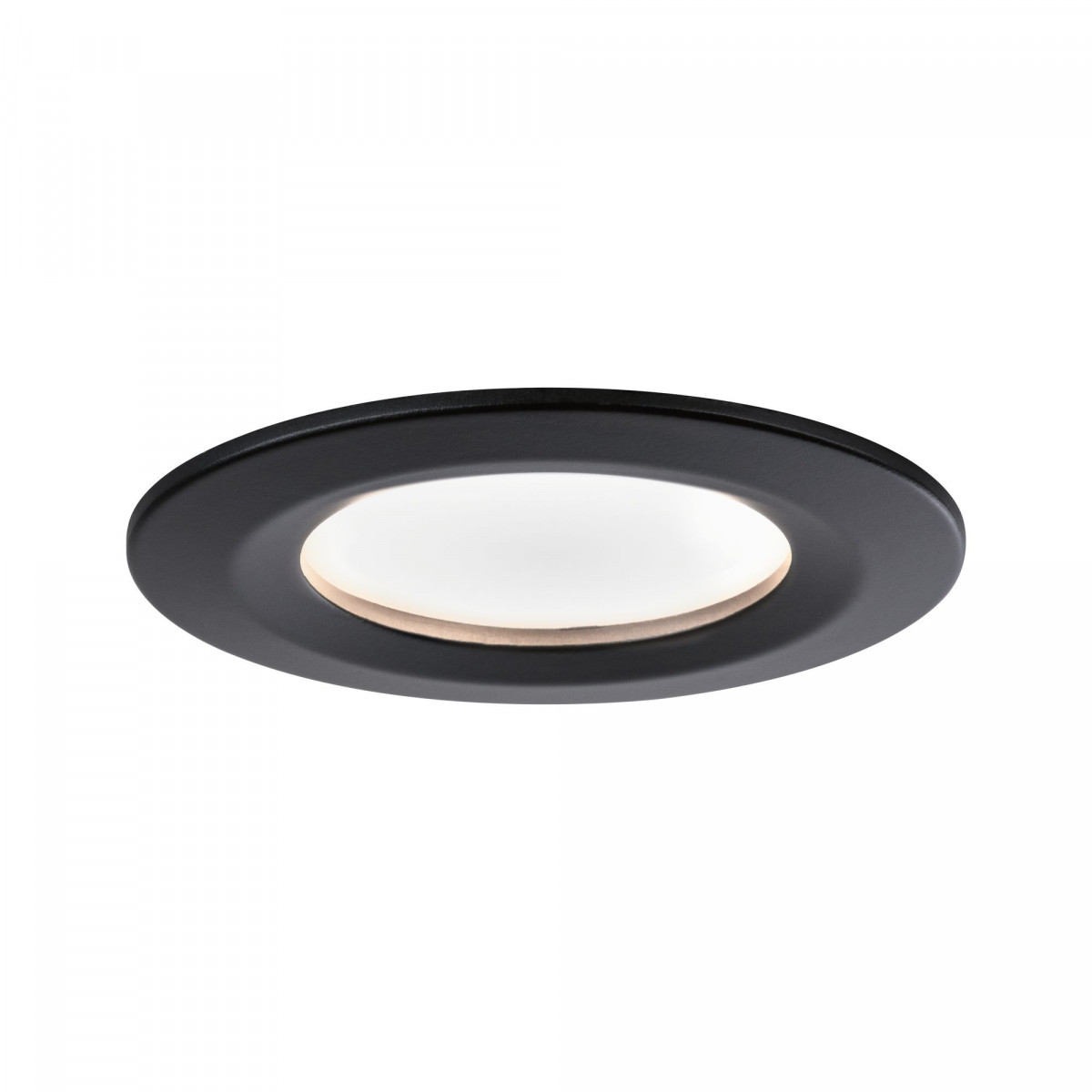 Paulmann LED-inbouwlamp Nova Coin Basisset star IP44 rond 78mm Coin 3x6W 3x470lm 230V 2700K Zwart mat