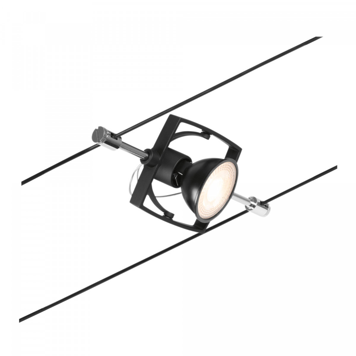 Paulmann Macii wire spot max1x10w gu5.3 black matt