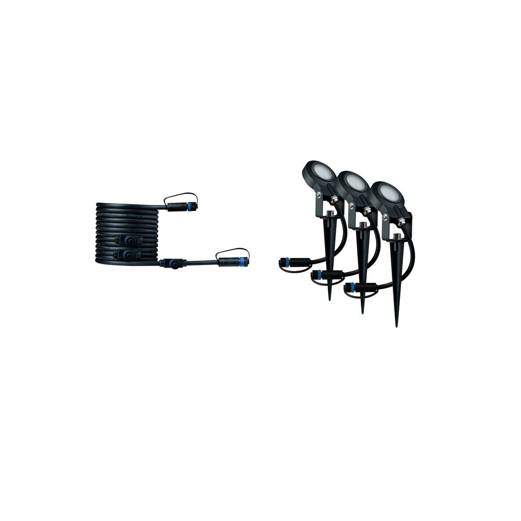 Paulmann Outdoor Plug & Shine Outd PS spot sting aanv-set dimbaar