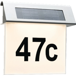 Paulmann SOLAR HUISNUMMERLICHT WI