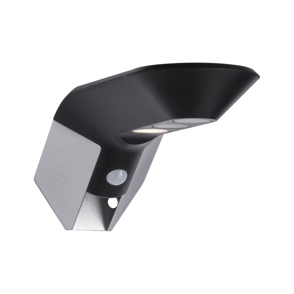 Paulmann Outdoor Outd. solar wandl soley ip44 100LM anthr