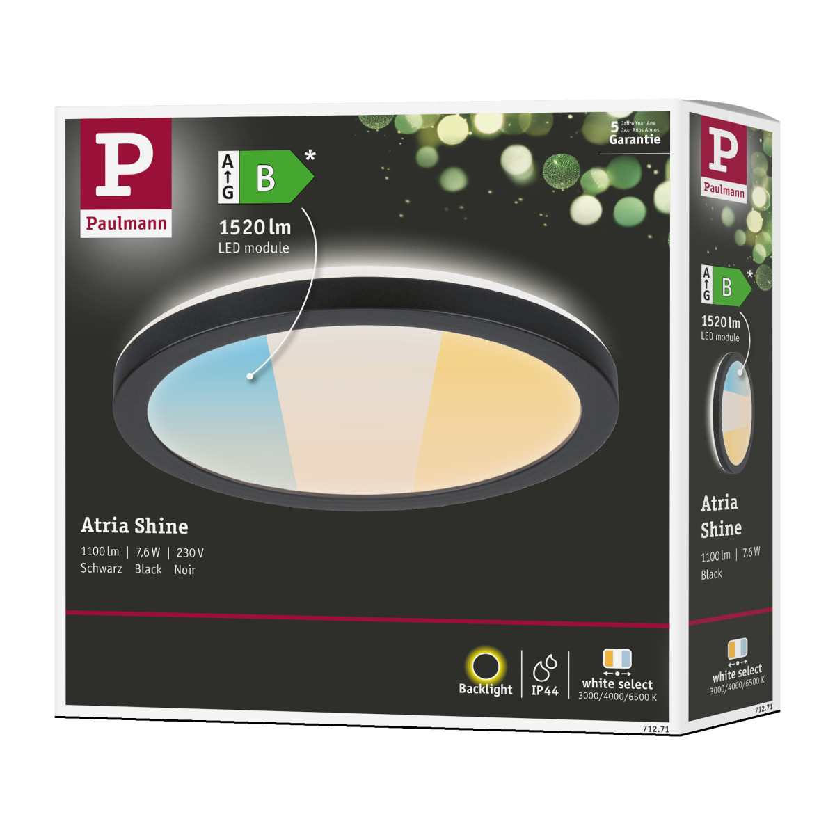 Paulmann Atria panel atria shine ip44 9,5W whiteselect Paulmann Atria panel atria shine ip44 9,5W whiteselect