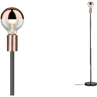 Paulmann STAANDE LAMP NORDIN ZWART