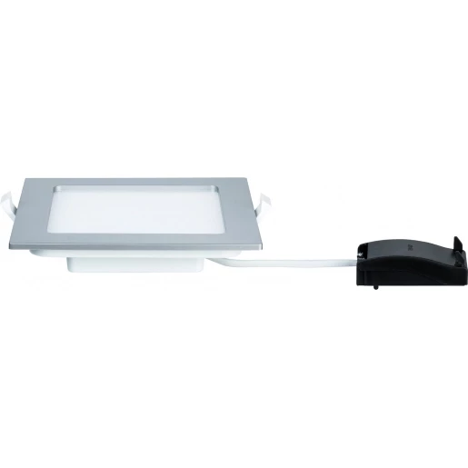 Paulmann Led downlight vierkant SYMM 4000K 850LM 5x165mm >80&deg; - extreem breedstralend schroefklem chroom