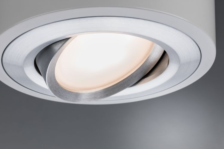 Paulmann Wall & Ceiling Plafondarmatuur argun led 1x4,8W wit alu