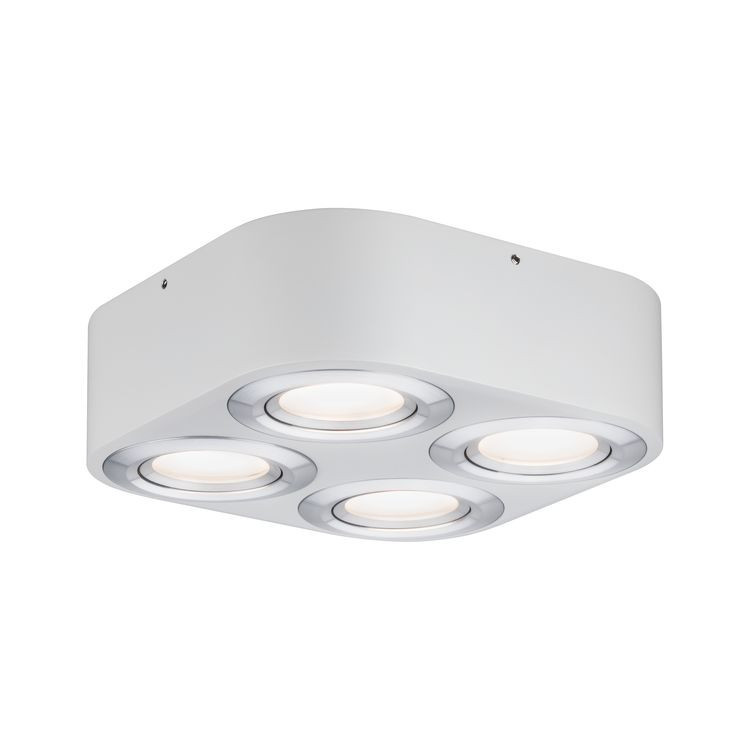 Paulmann Wall & Ceiling WD argun dim led 4x4,8W WT alu geb MT