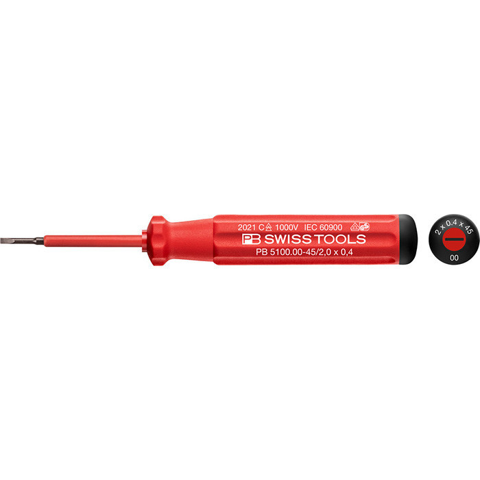 PB Swiss Tools Handgereedschap PB Classic vde sleufschroevendraaier 1000V 5100 2x45
