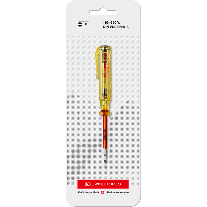 PB Swiss Tools Meet- en testapparatuur PB Spanningzoeker 110 – 250 V 175 2,5x50 2,5x50 in blister