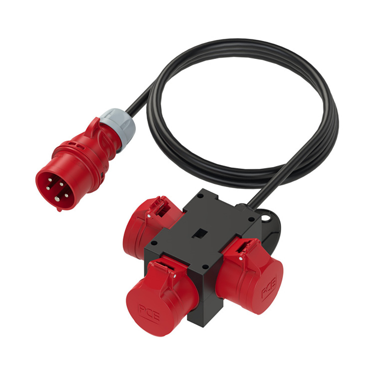 PCE contactdooscombinatie CEE ST.Anton verdeler 3x16/5/400 onbeveiligd 1,5 M FW 16/5/400