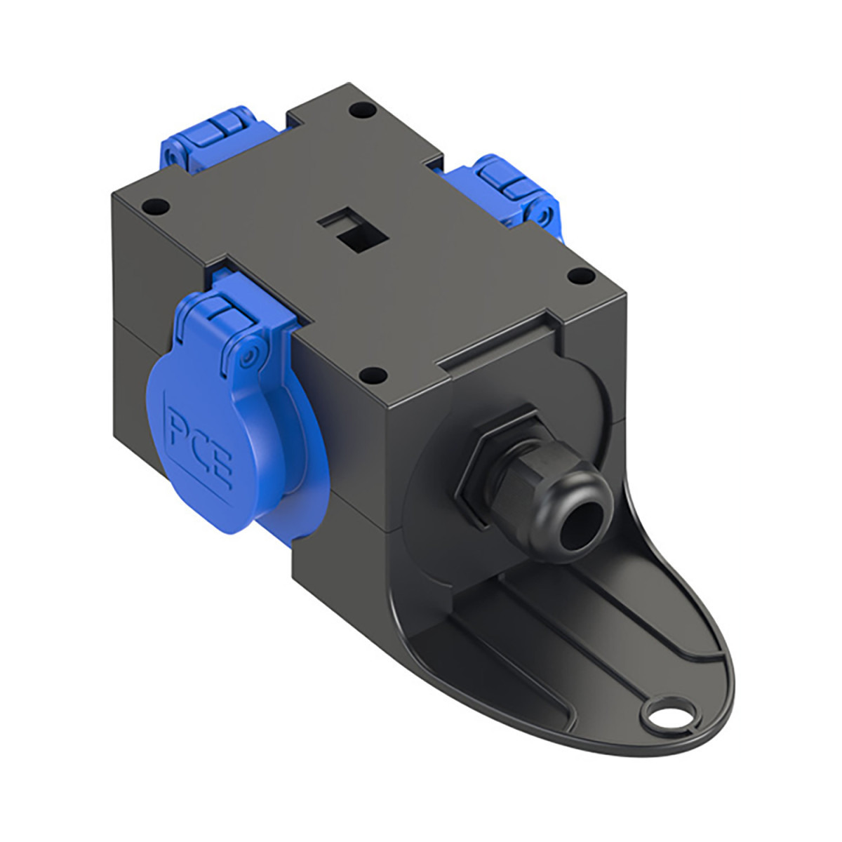 PCE contactdooscombinatie CEE ST.Anton verdeler 3xschuko onbeveiligd M20