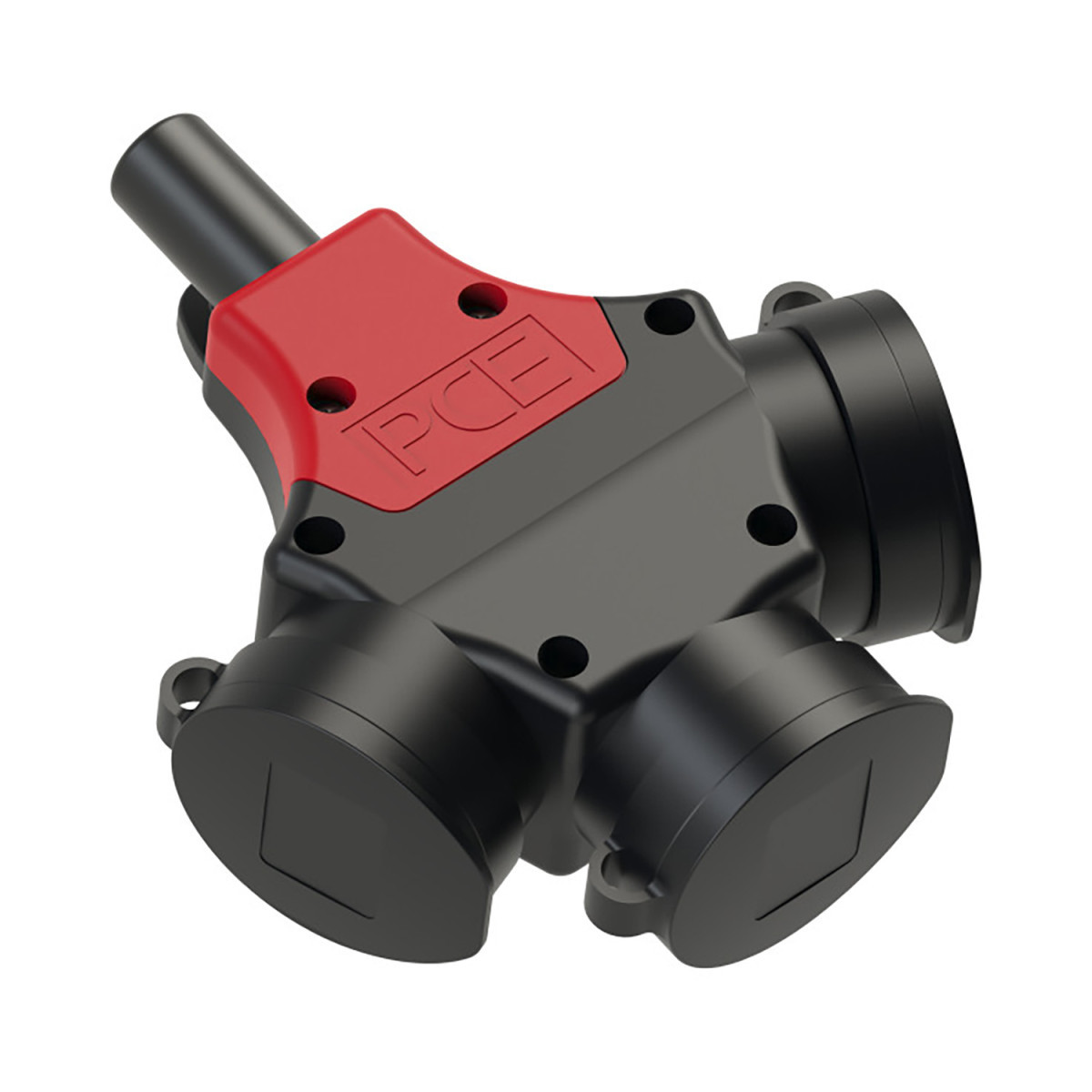 PCE drieweg randaarde Drieweg Koppelcs randaarde taurus afdekkappen rubber 16a 250V~