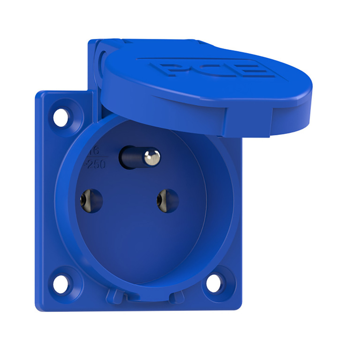 PCE P-NOVA+ Inbouw WCD penaarde P-nova+ blauw achteraansluiting flens 50x50mm
