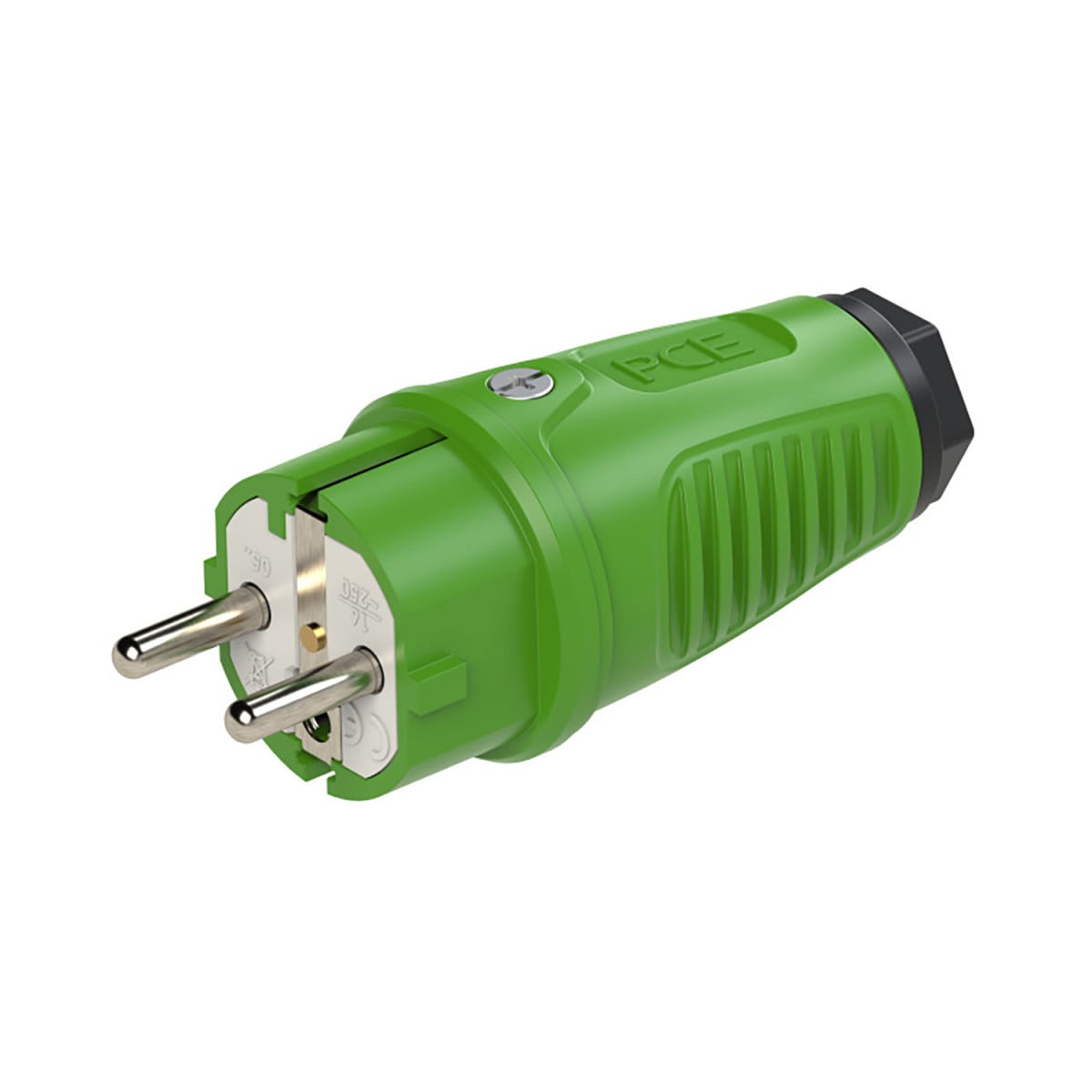 PCE rubber contactmateriaal Contactstop Bus/randaarde taurus2 gro/zwa rubber 16a 250V~