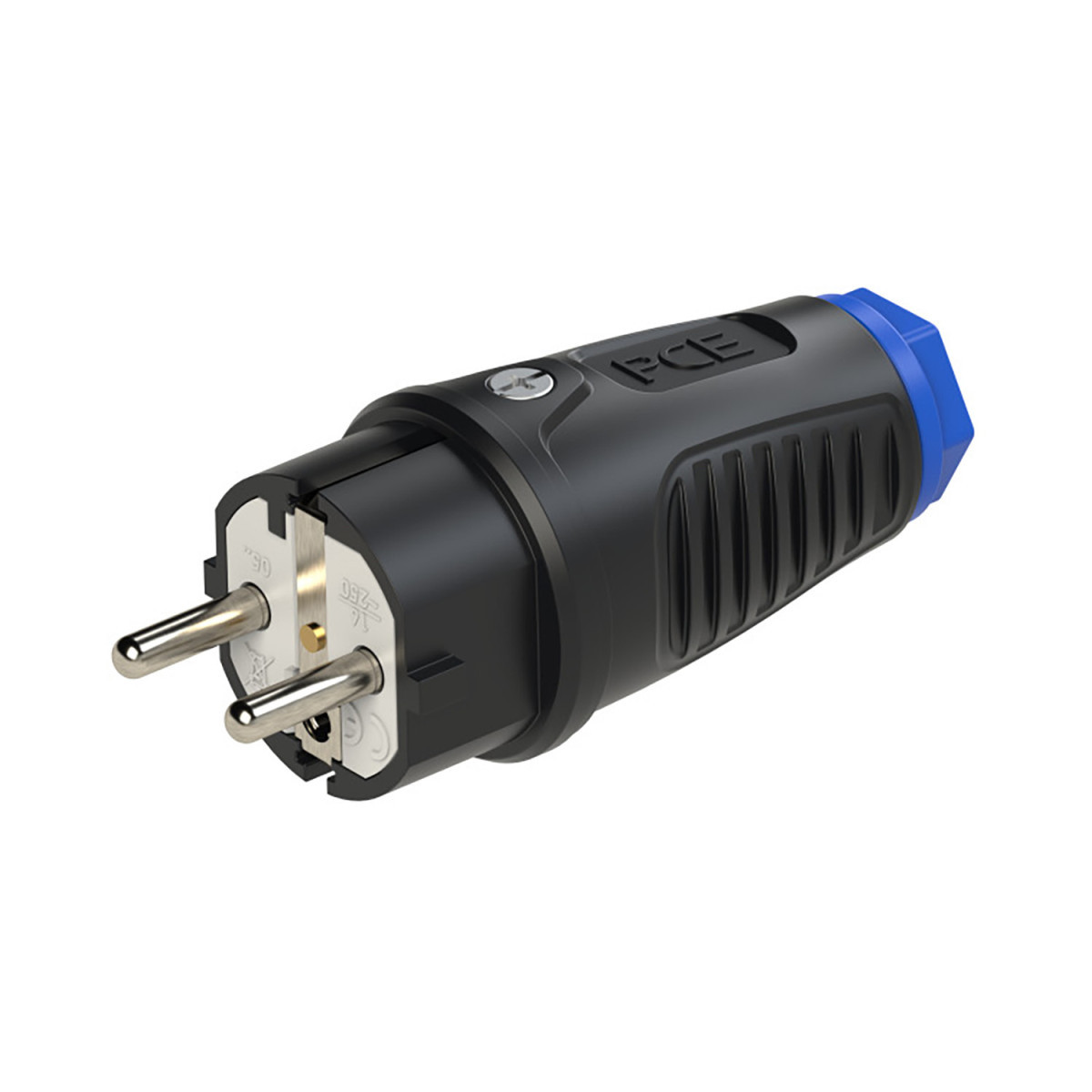 PCE rubber contactmateriaal Contactstop Bus/randaarde taurus2 zwa/bla rubber 16a 250V~