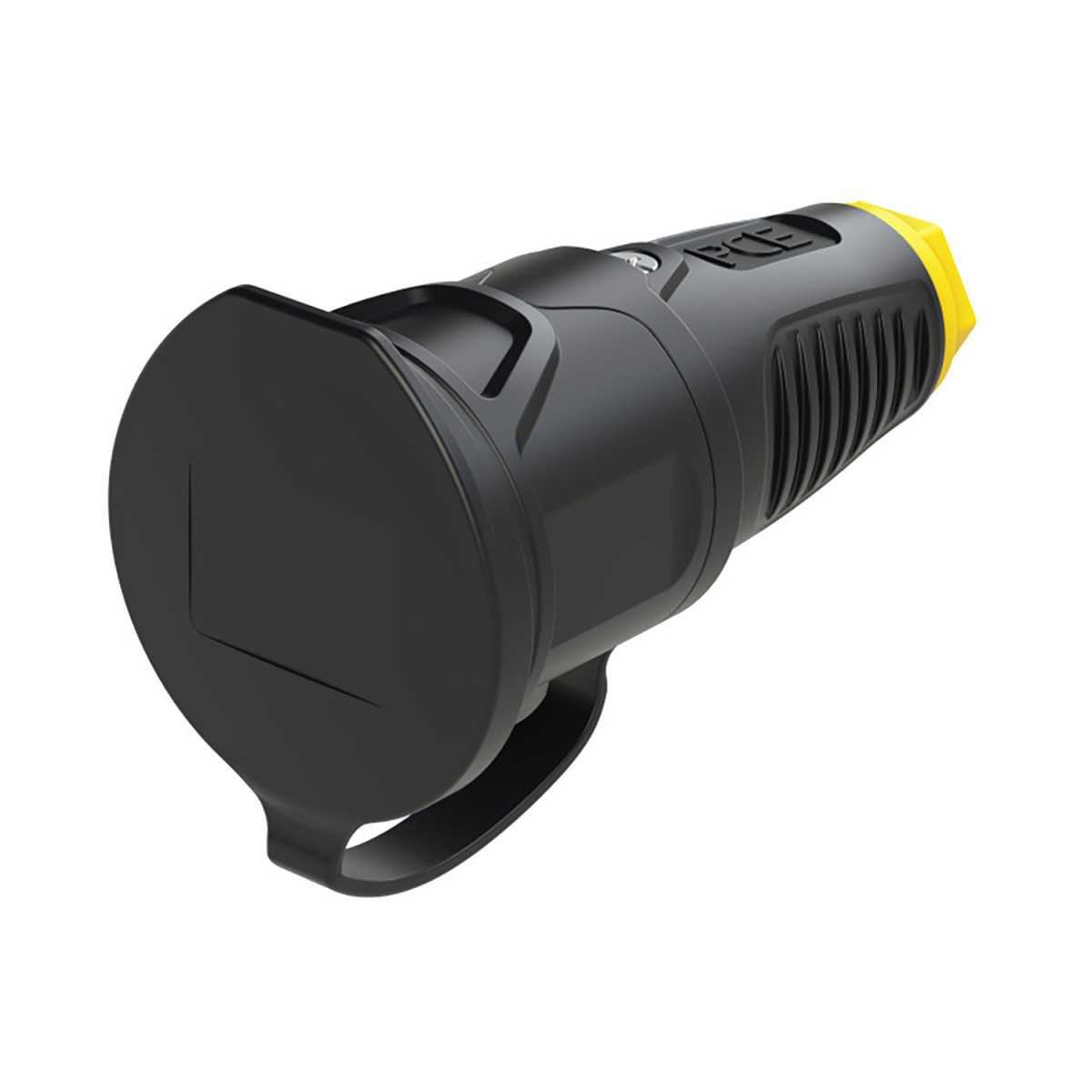 PCE rubber contactmateriaal Koppelcs Randaarde er afdekkap taurus2 zwa/gee rubber extra rand