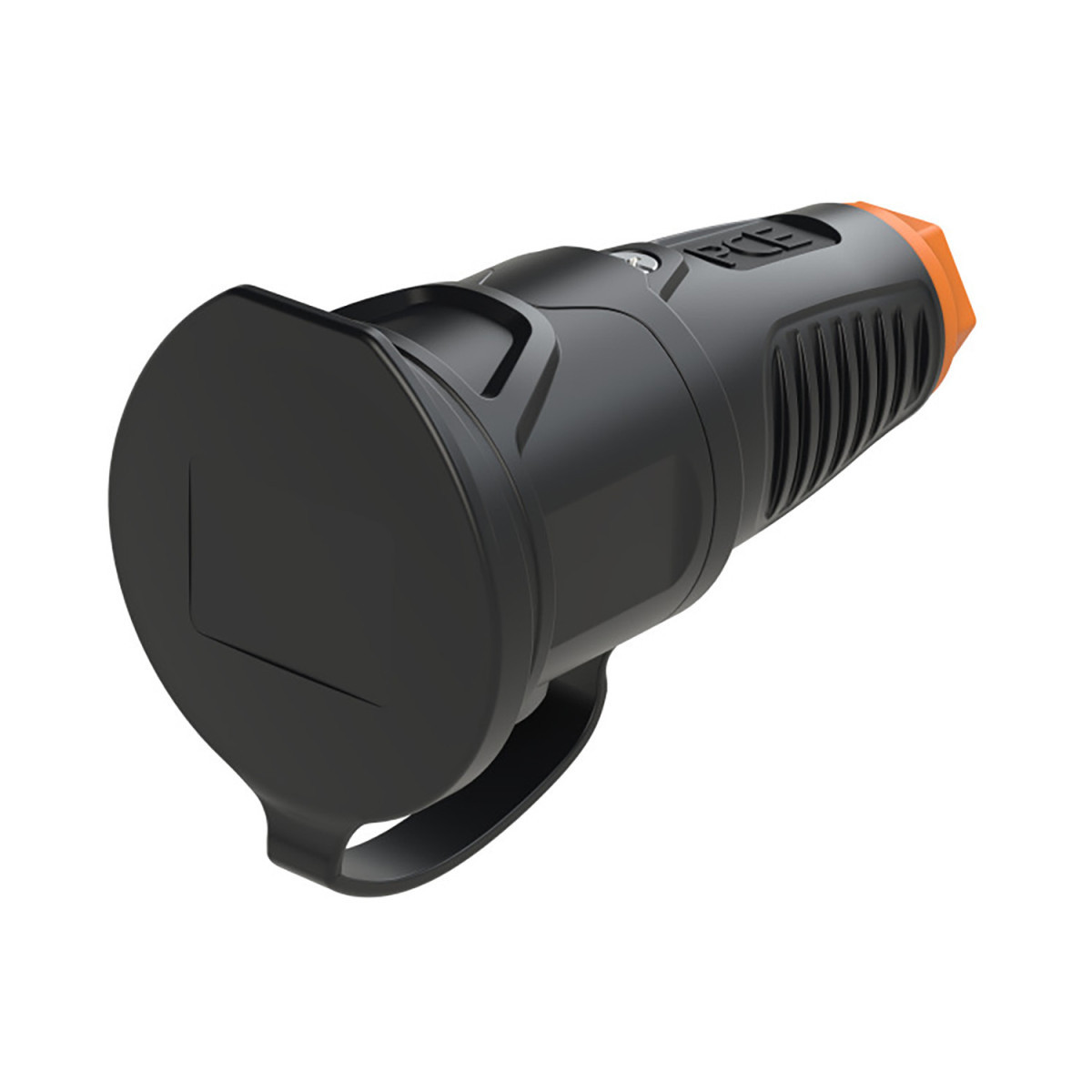 PCE rubber contactmateriaal Koppelcs Randaarde er afdekkap taurus2 zwa/ora rubber extra rand