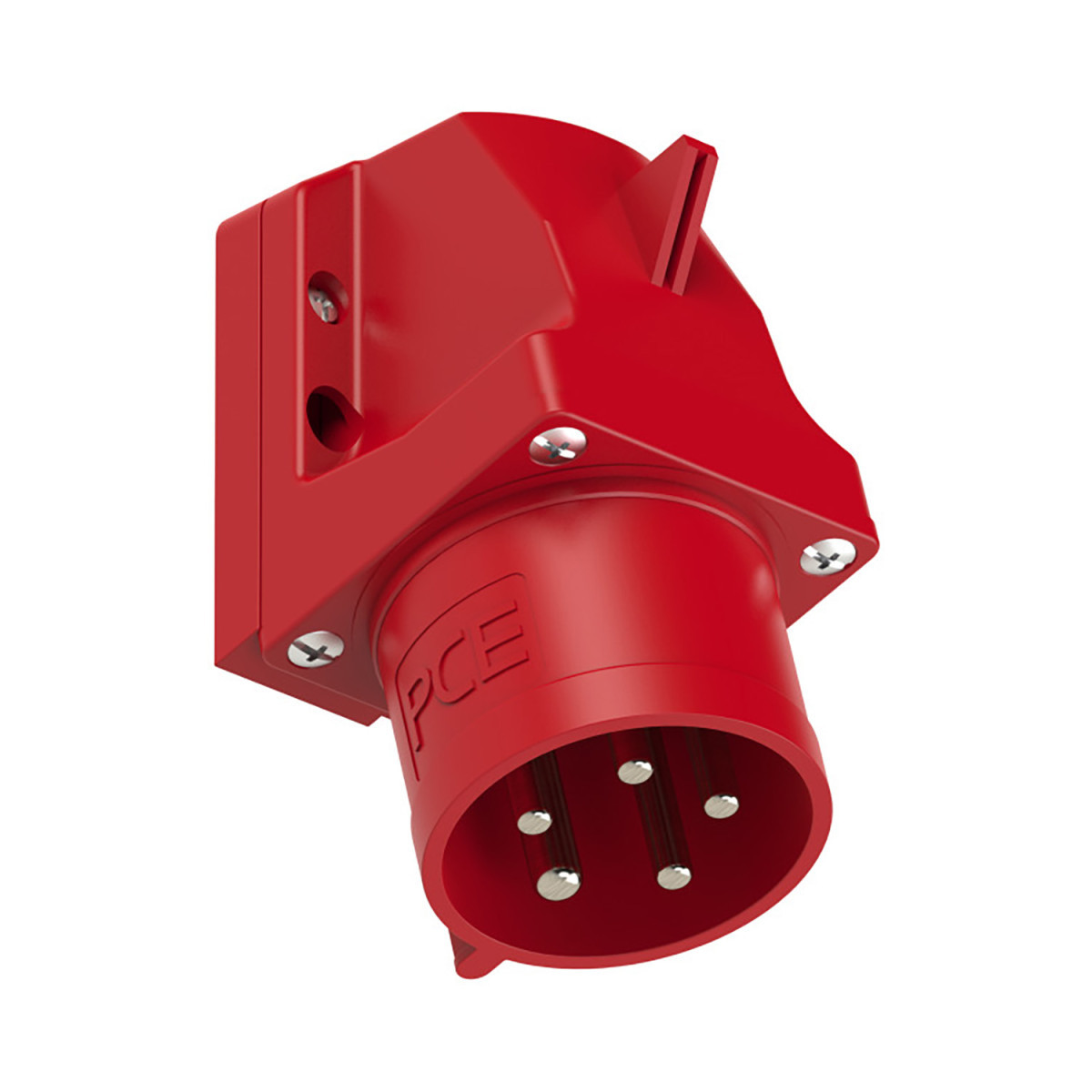 PCE toestelcontactdoos CEE Cee Opbouw TCD 32a 5P 400V 6H rood-rood ip44 toestelcontactdoos