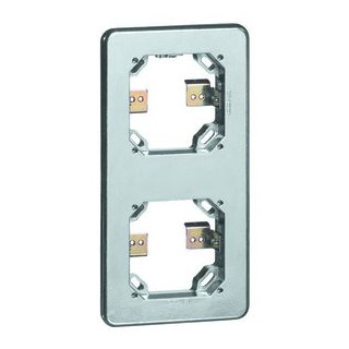 Peha Alu-guss  2-voudige afdekraam voor horizontale montage aluminium ip44