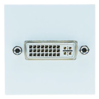 Peha Concept 45 centraalplaat- (onderdeel) afdekking 1 connector zonder label wit