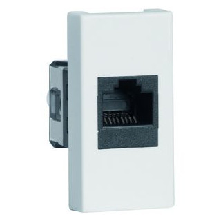 Peha Concept 45 centraalplaat- (onderdeel) afdekking uae/iae 1 connector zonder label wit