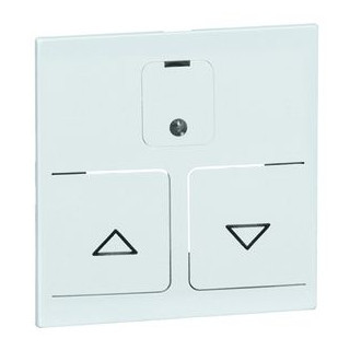 Peha Nova afdekking voor rolluikschakelaar 405 inbouw glanzend wit