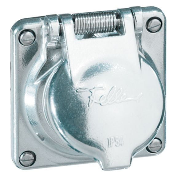 Peha Alu Guss Afdekking Aluminium-guss voor nema wandcontactdoosmet klapdeksel