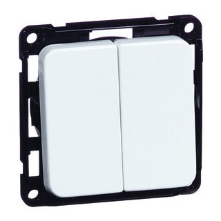 Peha Compacta installatieschakelaar serieschakelaar inbouw 6ax aluminium ip20