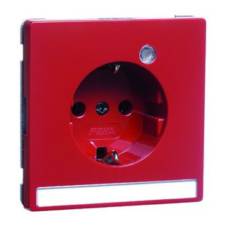 Peha Dialog wandcontactdoos inbouw (stucwerk) ra 1V rood