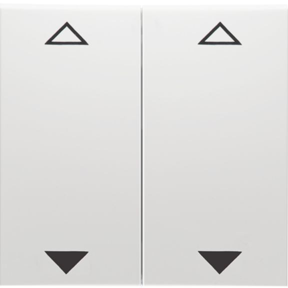 Peha Easyclick Badora Enocean easyclick wandzender, 4 kanaals, zuiver wit, symbool au