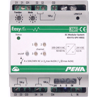 Peha Easyclick-module-schakelen met SPV 4-kanaals 4 te
