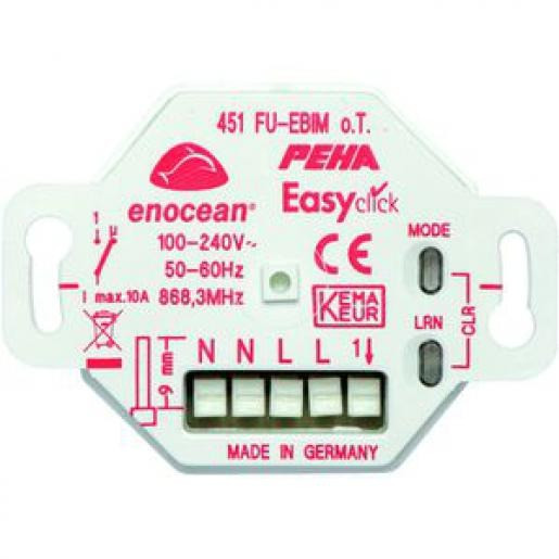 Peha Easyclickpro-inbouw-ontvanger 1-kanaals met energiemeting