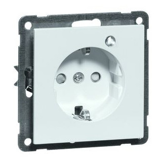 Peha Nova wandcontactdoos inbouw (stucwerk) ra 1V KV zwart