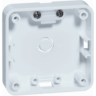 Peha Compacta opbouwhuis met 1 trekontlasting 1-voudig 1 module aluminium horizontaal en verticaal