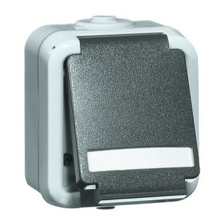 Peha Onderdeel/centraalplaat modular-jack kunststof grijs