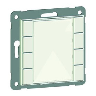 Peha PHC afdekk.met buskopp.inbouw 8-voudig8 terugmeld leds levend wit