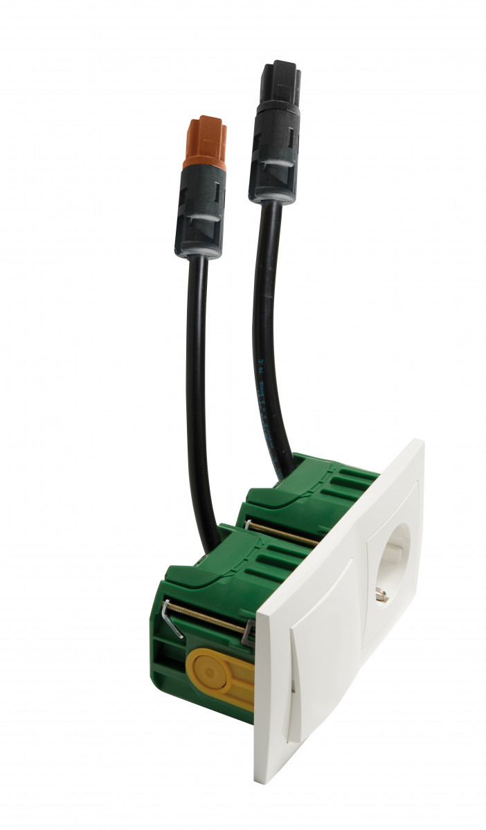 Peha Socketline Connect apparaatcombinatie, badora levendwit