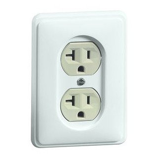 Peha Standard WCD 2-voudig, usa, 125 V,2polig, nema 5-20 R, levend wit