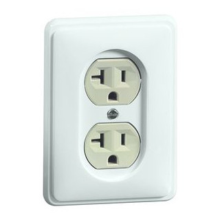 Peha Standard WCD 2-voudig, usa, 125 V,2polig, nema 5-20 R, wit
