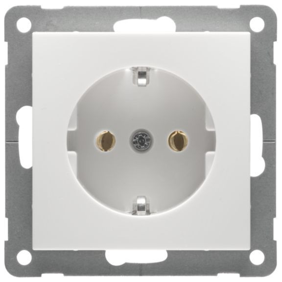 Peha Artikelnr.: D 11.6511.70; badora contactdoos schuko, alu