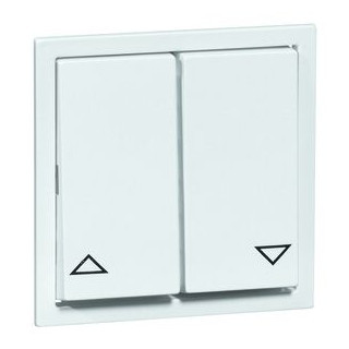 Peha Nova tweedelige wip aan-/uit-schakelaar aluminium